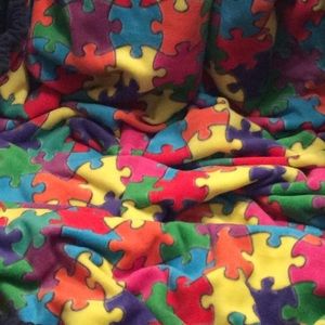 Beautiful handmade fitted sweatshirt blanket!!